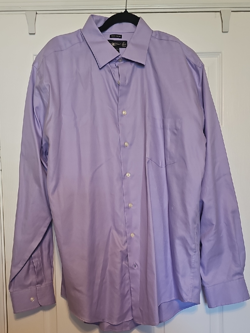 Pronto Uomo Lavender Button-Front Dress Shirt